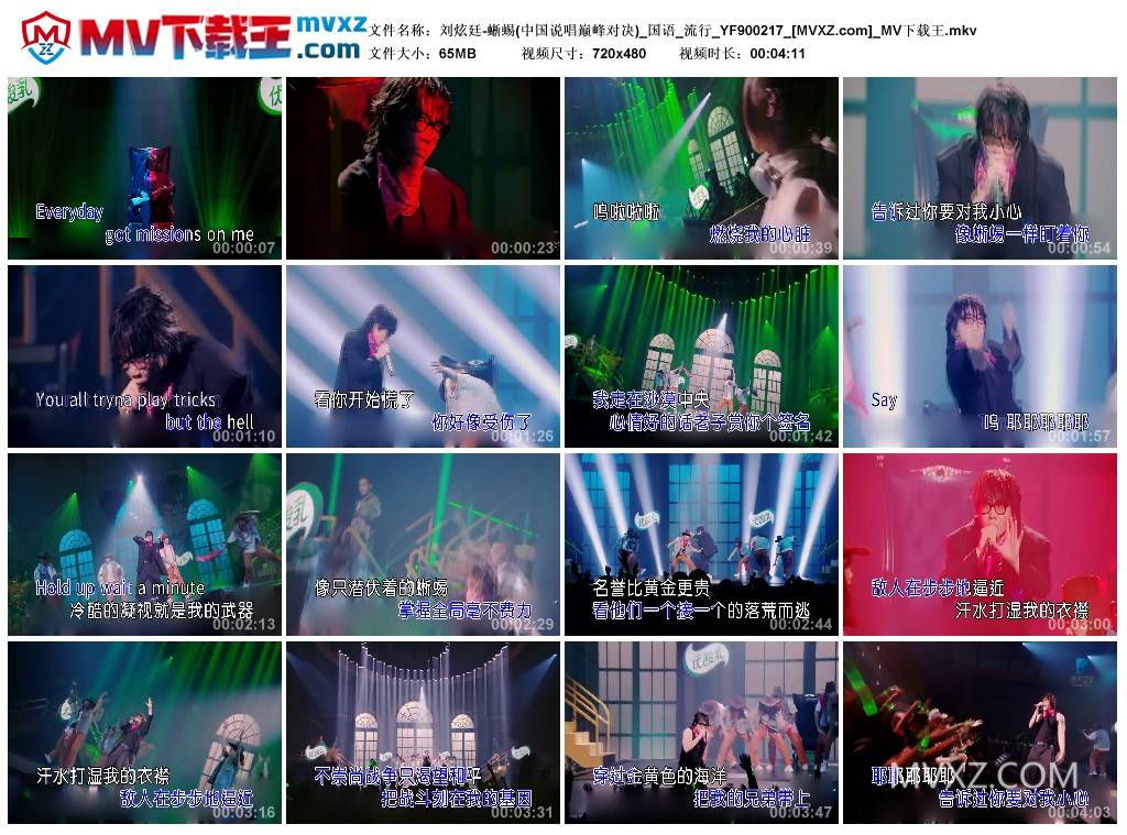 刘炫廷-蜥蜴(中国说唱巅峰对决)_国语_流行_YF900217